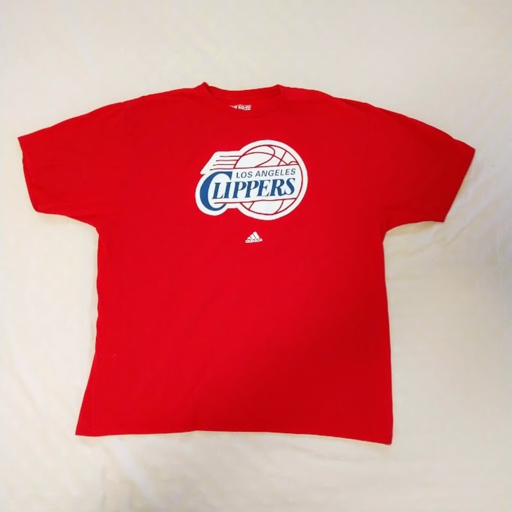 Los Angeles Clippers adidas Red Tshirt Size: XXL